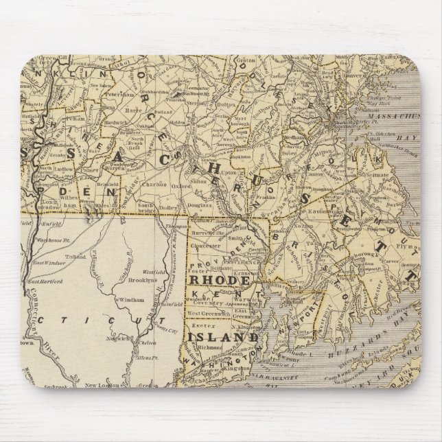 Tapis De Souris Masse, Rhode Island (Devant)