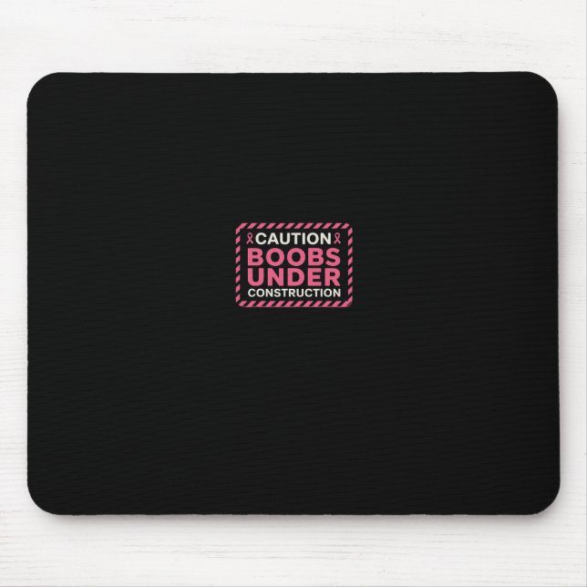Tapis De Souris Mastectomie Funny Cancer du Sein (Devant)