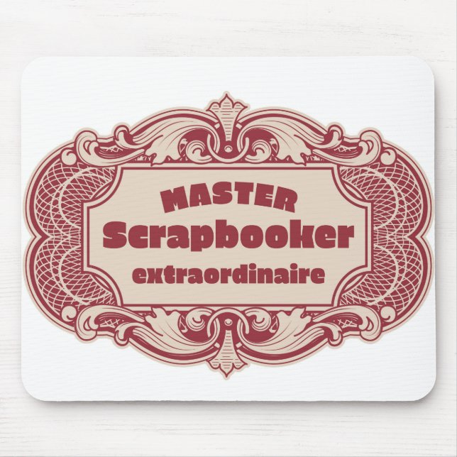 Tapis De Souris Master Scrapbooker Extraordinaire (Devant)