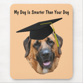 Tapis De Souris Mastiff Mon chien plus intelligent que le vôtre mi