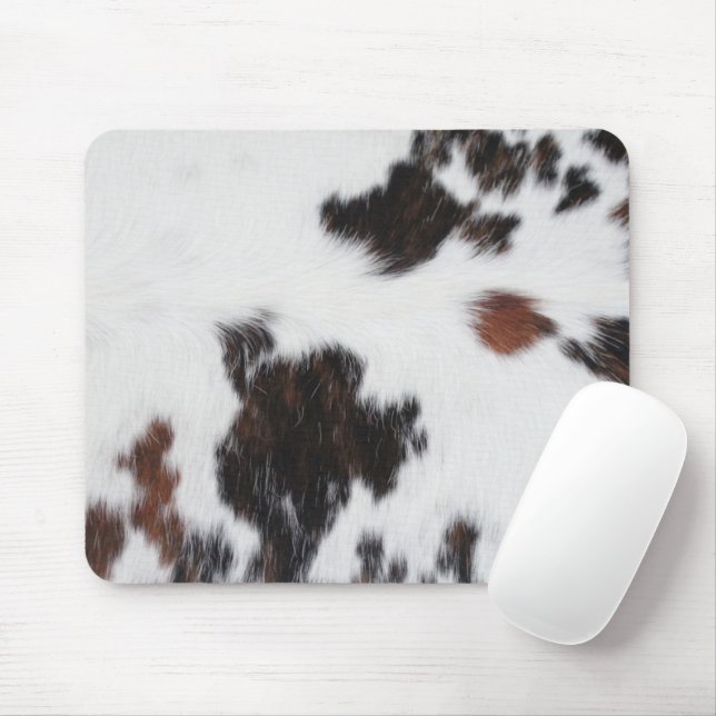 Tapis De Souris Mat de souris - Faux Cowhide (Avec souris)