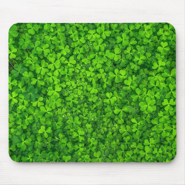 Tapis De Souris Mat de souris Shamrock irlandais (Devant)
