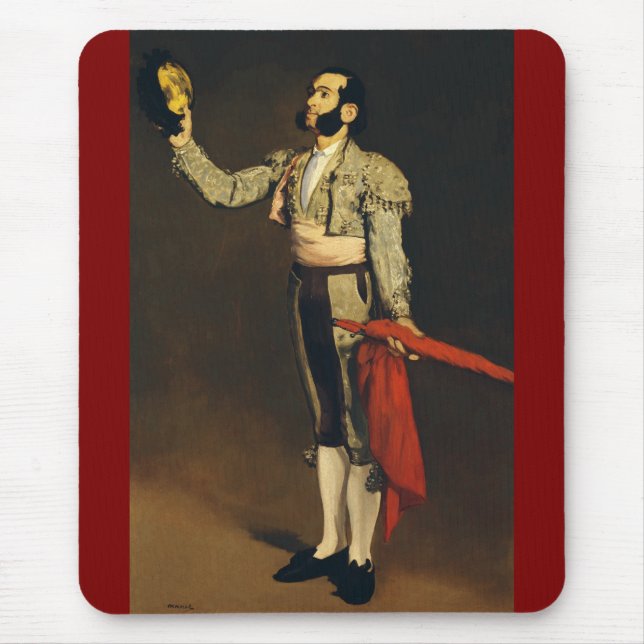 Tapis De Souris Matador espagnol par Edouard Manet (Devant)