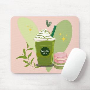 Tapis De Souris Matcha et Macarons