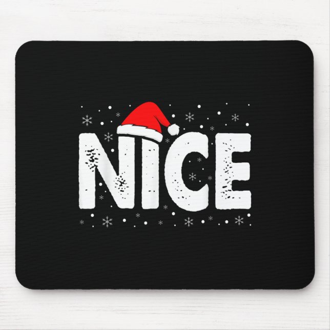 Tapis De Souris Matching Co. Naughty Or Nice Christmas - Uni-adult (Devant)