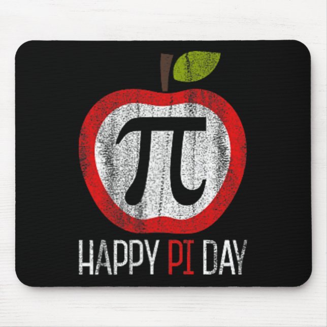 Tapis De Souris Math de chemise Apple Pi (Devant)