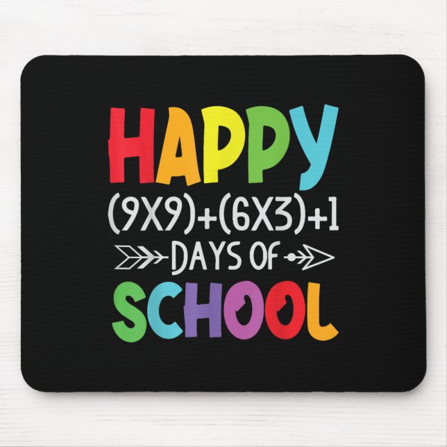 Tapis De Souris Math Formula 100 Jours De Cadeaux Scolaires Enseig (Devant)