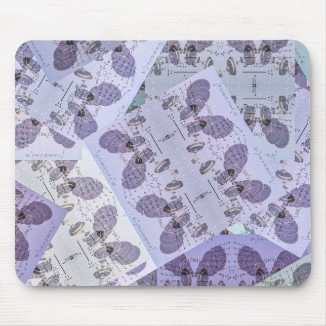 Tapis De Souris Math patchwork (Devant)