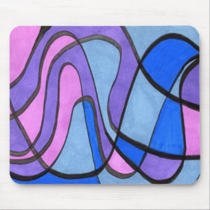 Tapis De Souris "Matin Cool" Résumé Design Mousepad
