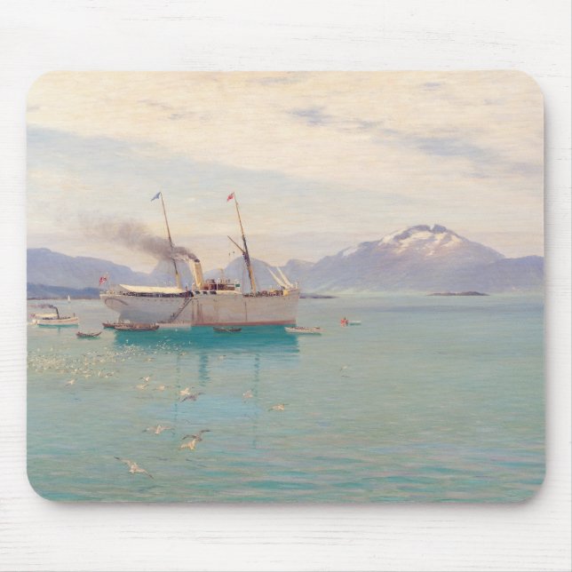 Tapis De Souris Matin d'été chez Molde, 1892 (Devant)