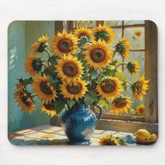 Tapis De Souris Matin Tournesol