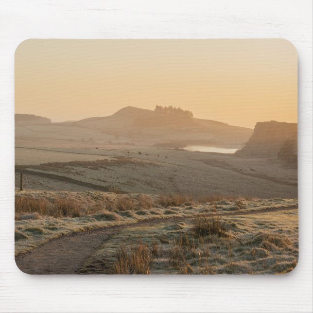 Tapis De Souris Matinée glaciale à Steel Rigg (Devant)