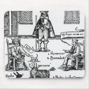 Tapis De Souris Matthew Hopkins, général de Witchfinder
