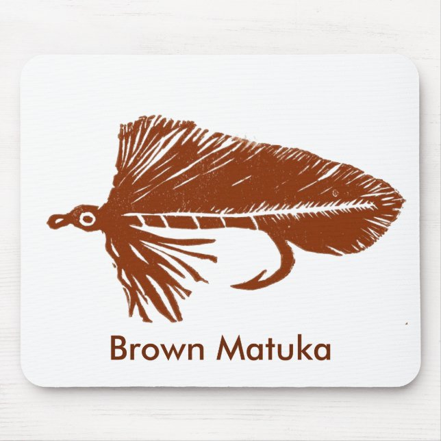 Tapis De Souris "Matuka Brown" truite classique Mousepad (Devant)