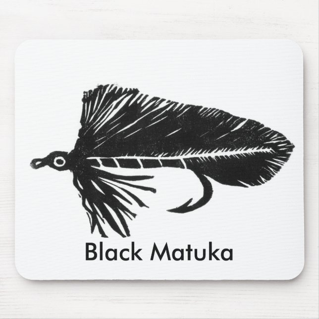Tapis De Souris "Matuka noir" truite classique Mousepad (Devant)