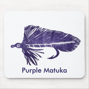 Tapis De Souris "Matuka pourpre" truite classique Mousepad