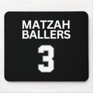 Tapis De Souris Matzah Ballers 3 Funny Jewish Pun Basketball Team