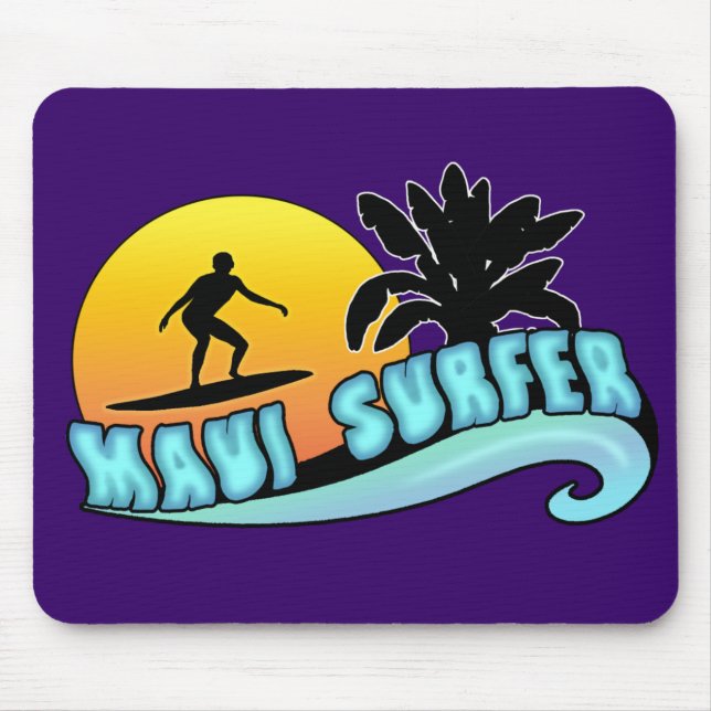 Tapis De Souris Maui Surfer (Devant)