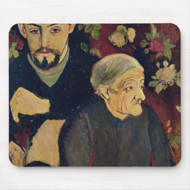 Tapis De Souris Maurice Utrillo, sa grand-mère et son chien (Devant)
