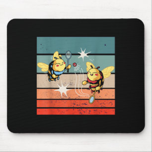Tapis De Souris Mauvais Badminton Dynamique Dessin Animé Art Drôle