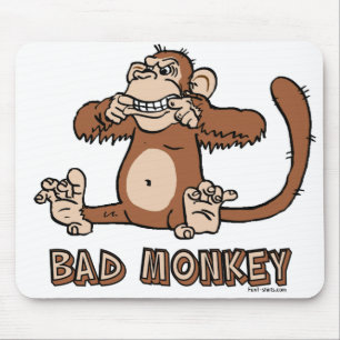 Tapis De Souris Mauvais mousepad de singe