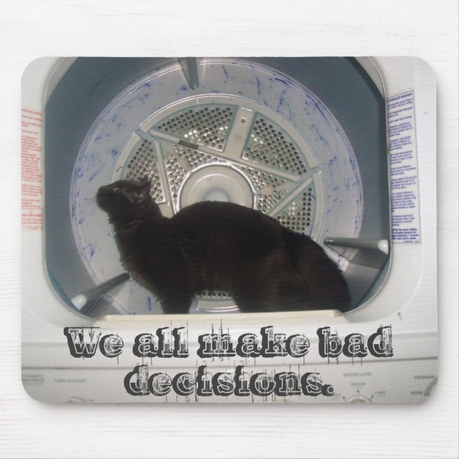 Tapis De Souris Mauvaise décision Mousepad (Devant)