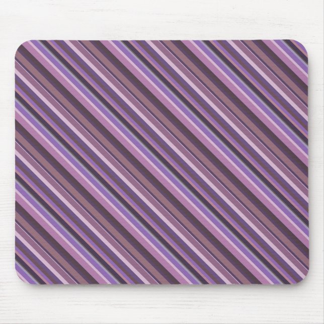 Tapis De Souris Mauve diagonal stripes (Devant)