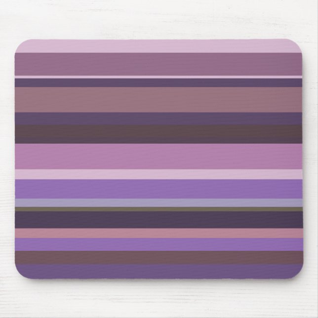 Tapis De Souris Mauve horizontal stripes (Devant)