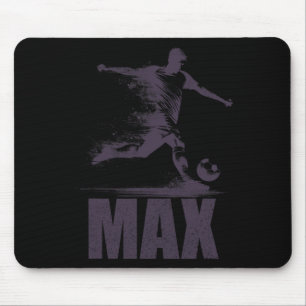 Tapis De Souris Max Soccer Boys Personnalisé Prénom Max T Shir
