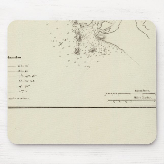 Tapis De Souris Mazatlan, Mexique (Devant)
