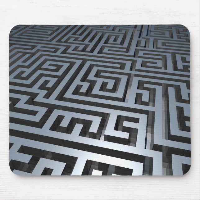 Tapis De Souris Maze métallique (Devant)