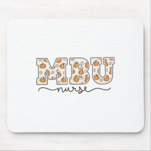 Tapis De Souris Mbu Infirmière Citrouille Automne Mère