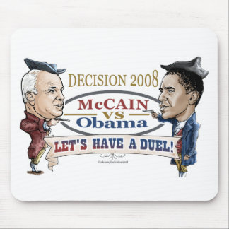 Tapis De Souris McCain contre le duel d'Obama