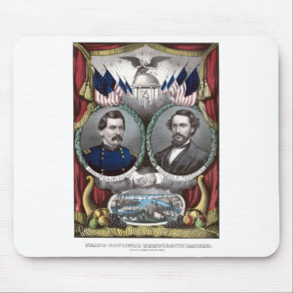 Tapis De Souris McClellan et affiche de campagne de Pendleton