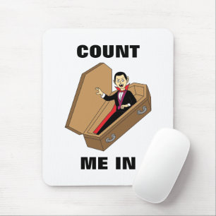 Tapis De Souris Me Compter Dans Funny Halloween Carnet De Pun Vamp