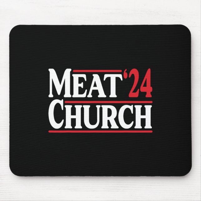 Tapis De Souris Meat Church 24 Bbq  (Devant)