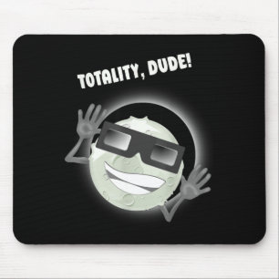 Tapis De Souris Mec solaire éclipse totale sympa
