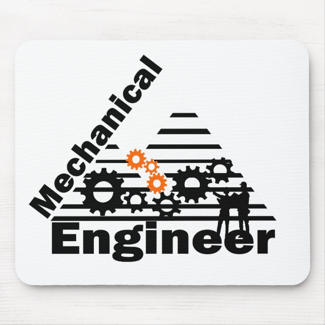 Tapis De Souris Mechanical Engineering Funny Engineer (Devant)