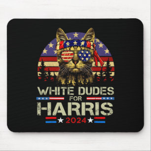 Tapis De Souris Mecs Pour Kamala Harris Enfless Chat Lady Pour Kam