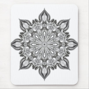 Tapis De Souris Médaillon étranger de hibou de gris d'Illuminati