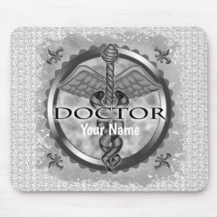 Tapis De Souris Médecin argent