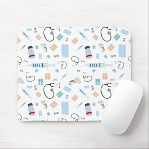 Tapis De Souris Médecin de santé Motif Fournitures Médicales
