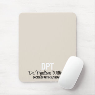 Tapis De Souris Médecin DPT personnalisé de la thérapie physique C