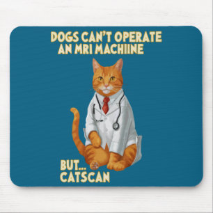 Tapis De Souris Médecin Médecine Chat Drôle Médecin Chat