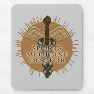 Tapis De Souris Médecine sportive Docteur Caduceus