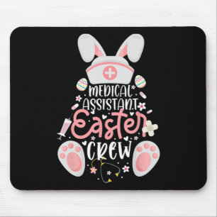 Tapis De Souris Médicale Istant jour de Pâques Infirmière Équipage