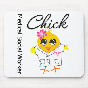 Tapis De Souris Médicale travailleur social Chick