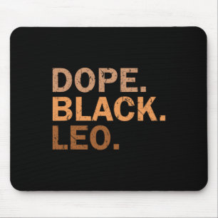Tapis De Souris Médicament Black Leo Mélanine Africain Zodiaque Li