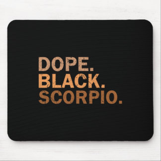 Tapis De Souris Médicament Noir Scorpion Mélanine Africain Zodiaqu