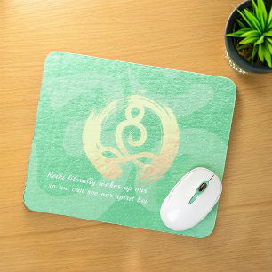 Tapis De Souris Méditation de l'instructeur de yoga Pose Zen Om Ci
